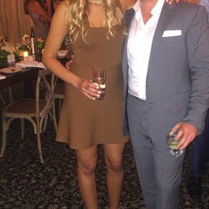 A.L.C. x Barney's Brown Ali Mini Dress